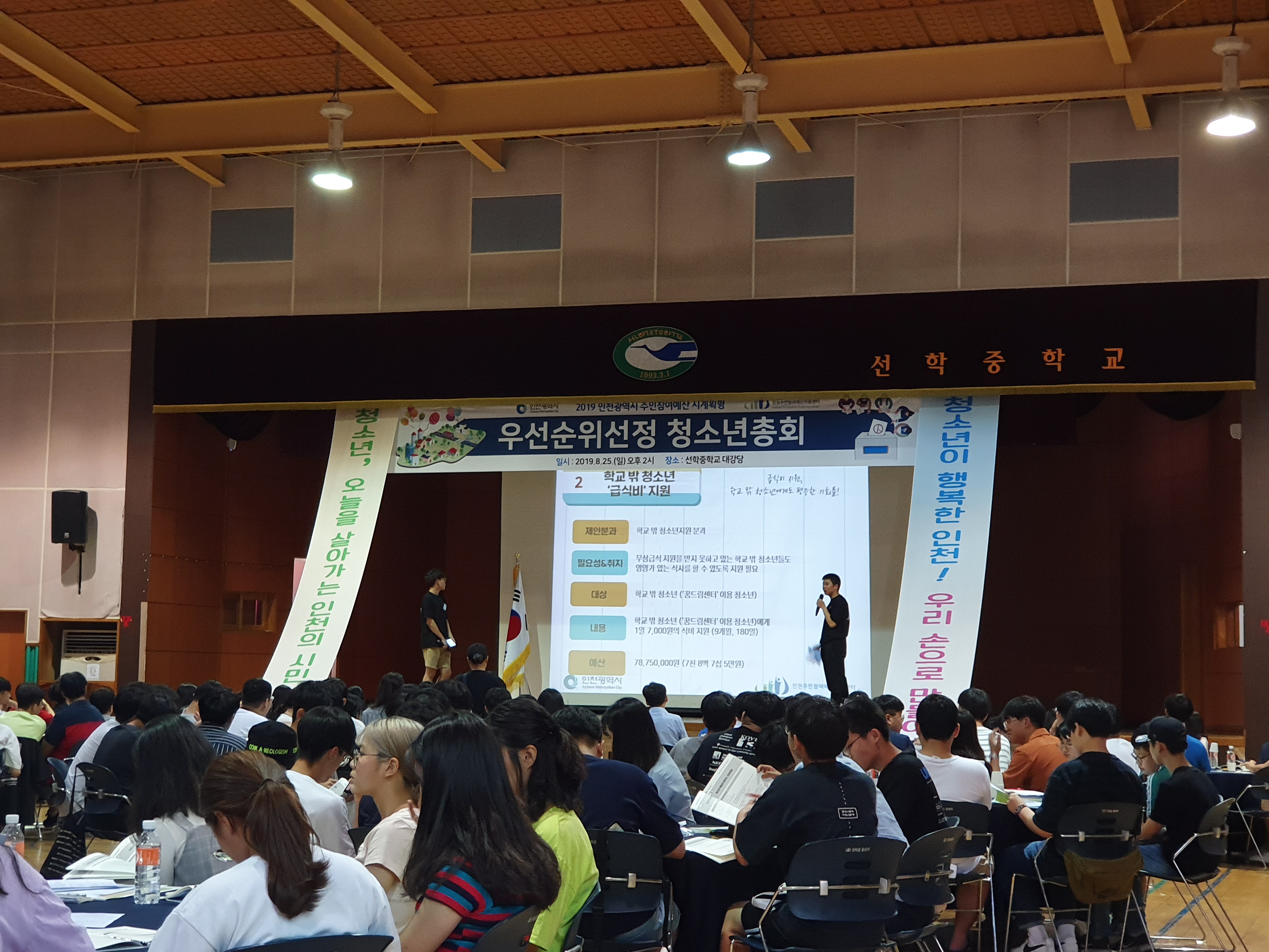 2019 주민참여예산 시계획형 청소년 총회 개최
