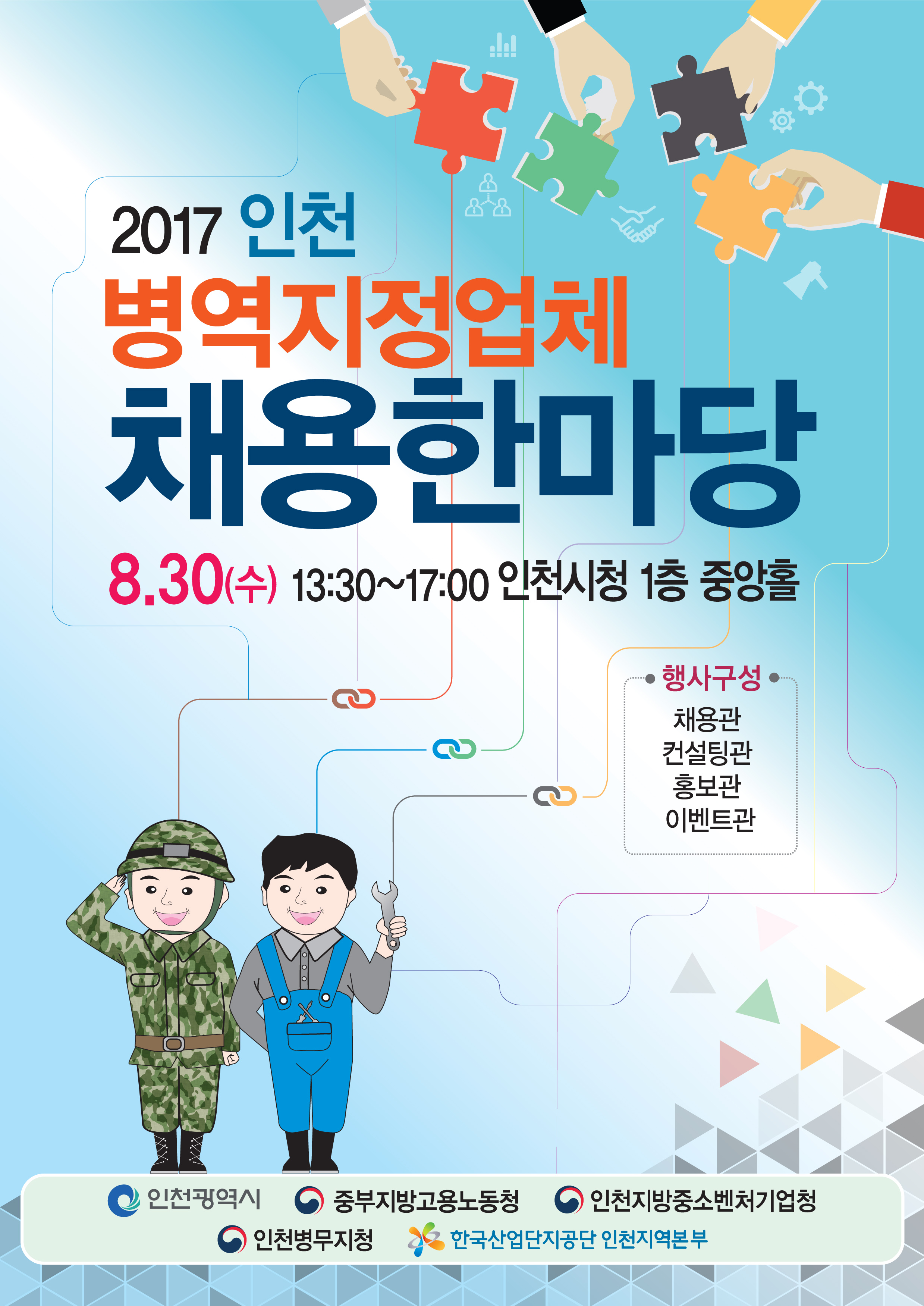 2017 인천 병역지정업체 채용한마당