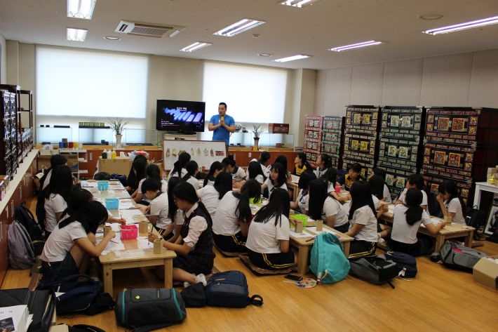남인천여자중학교 동아리(지소의 아트반, 미미의 문화살롱) 화각 체험썸네일