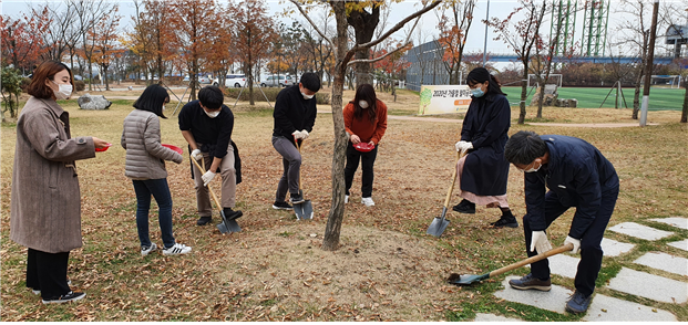 월미공원 나무가꾸기 행사 개최