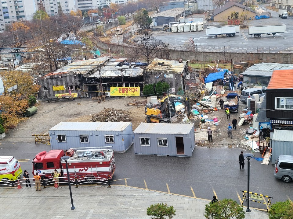 인천시, 불법건축물 무단점유자 행정대집행 철거 관련 이미지