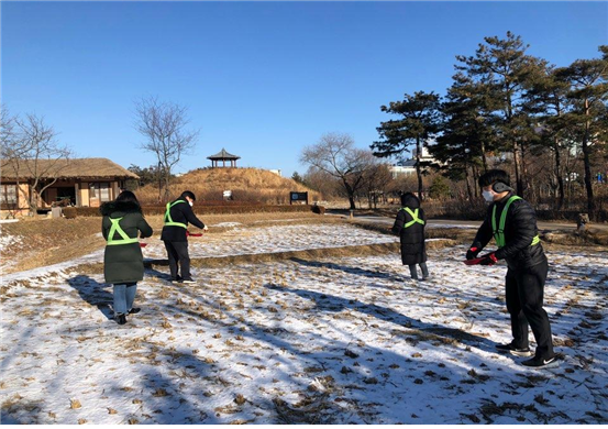월미공원사업소, 겨울철 야생조수 먹이주기