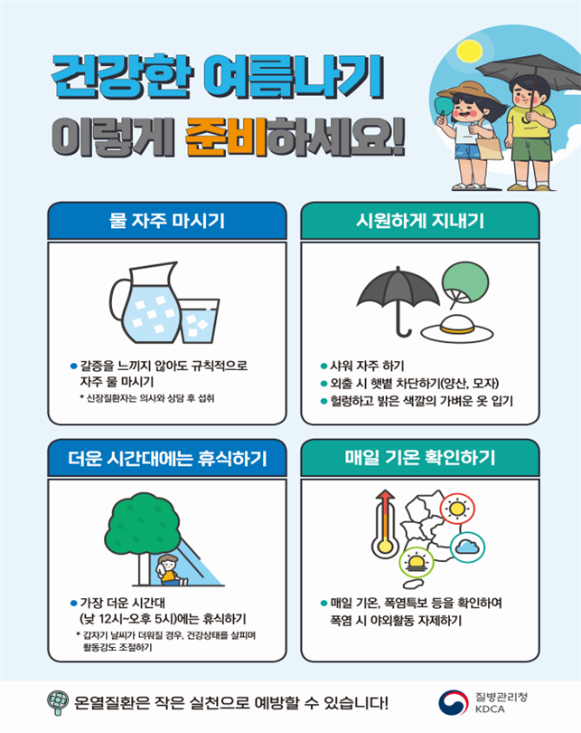 인천시, 폭염대비 건강취약계층 건강관리 나선다.