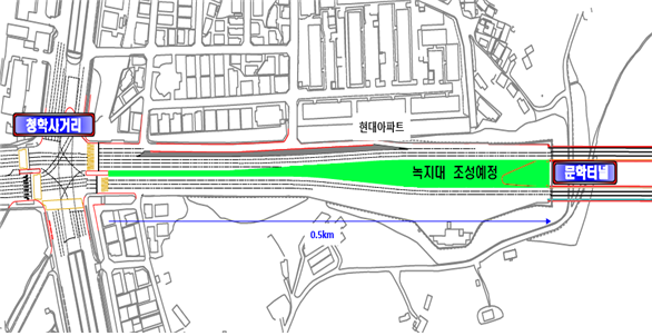 녹지대 조성(안)