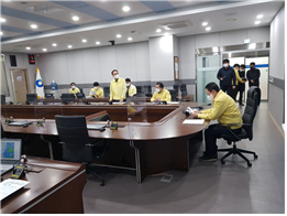 대설특보 관련 상황보고