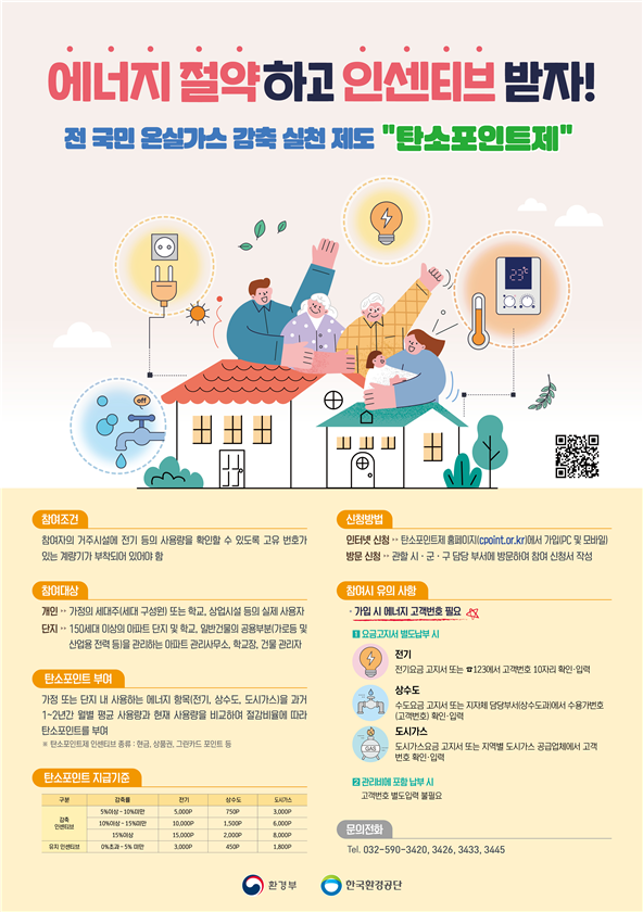 탄소포인트제 홍보 이미지