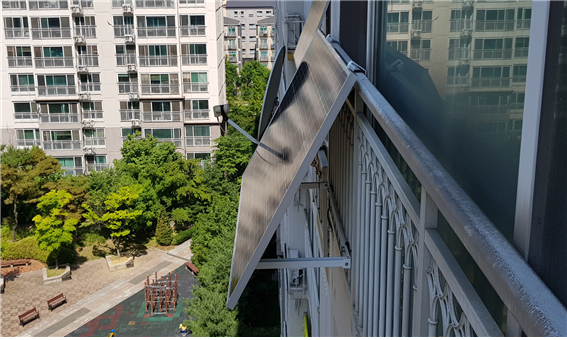 미니태양광 설치 사진