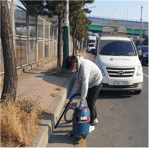 도로변 퇴적물 특성 조사 실시