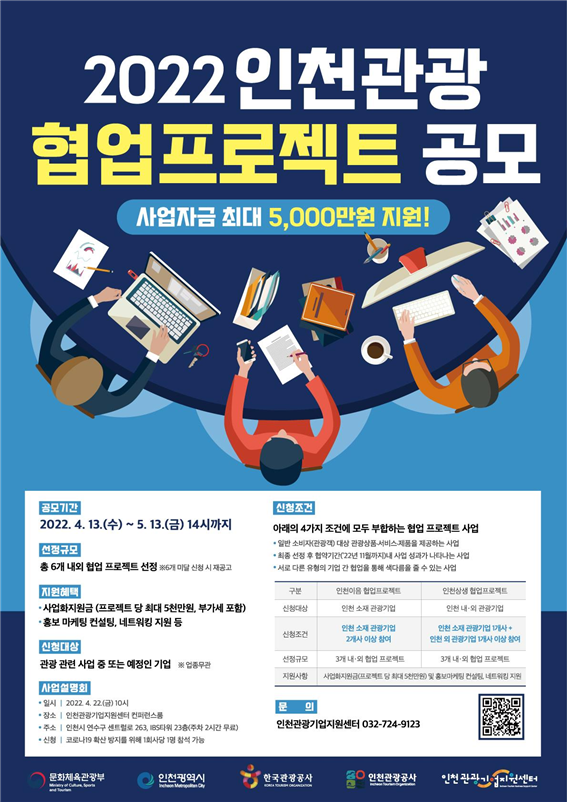 2022 인천관광 협업프로젝트 공모