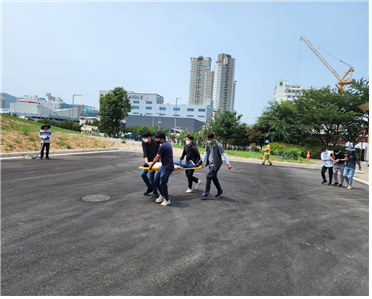 화학사고 예방 훈련 사진