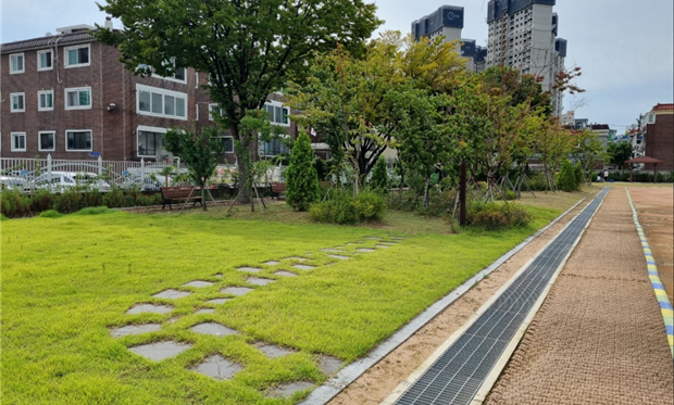 학교숲 전경