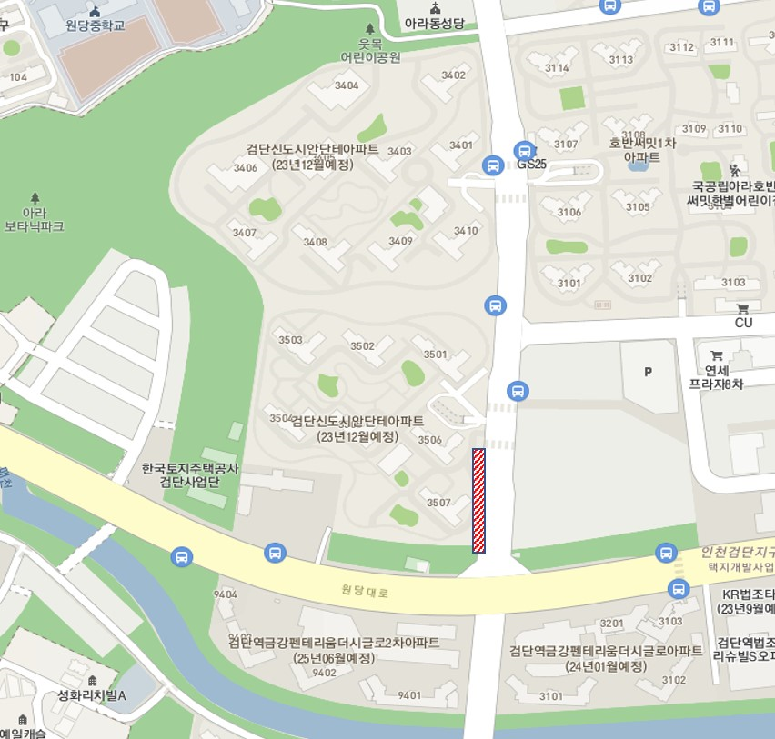 생활밀착시설 점검 위치도