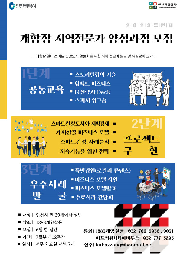 개항장 지역전문가 양성과정 모집 포스터