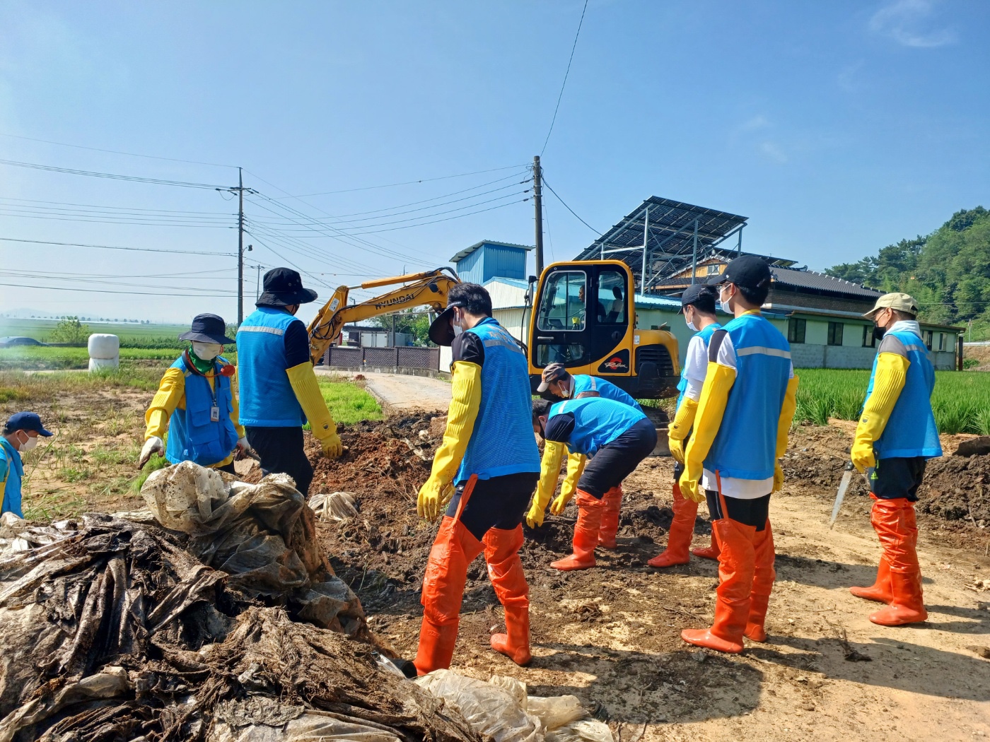 수해복구사진