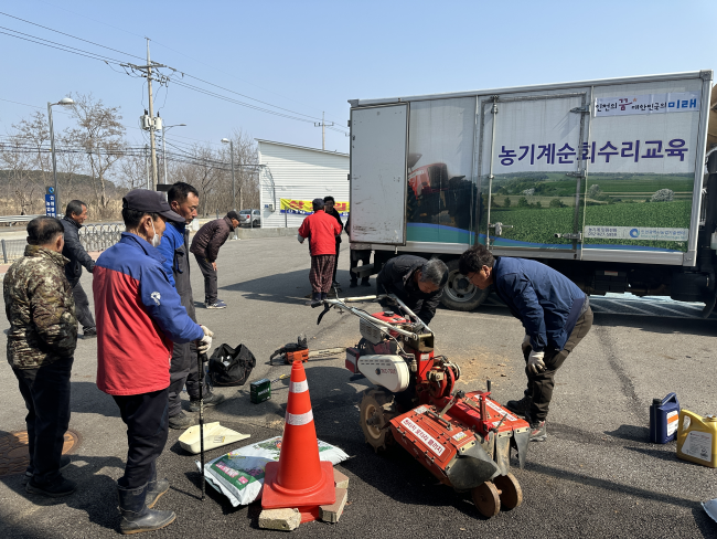 인천 농업기술센터, 봄맞이 농기계 순회수리교육