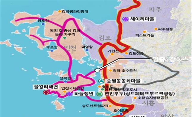 서해안 관광도로(선셋 드라이브) 구상(안)