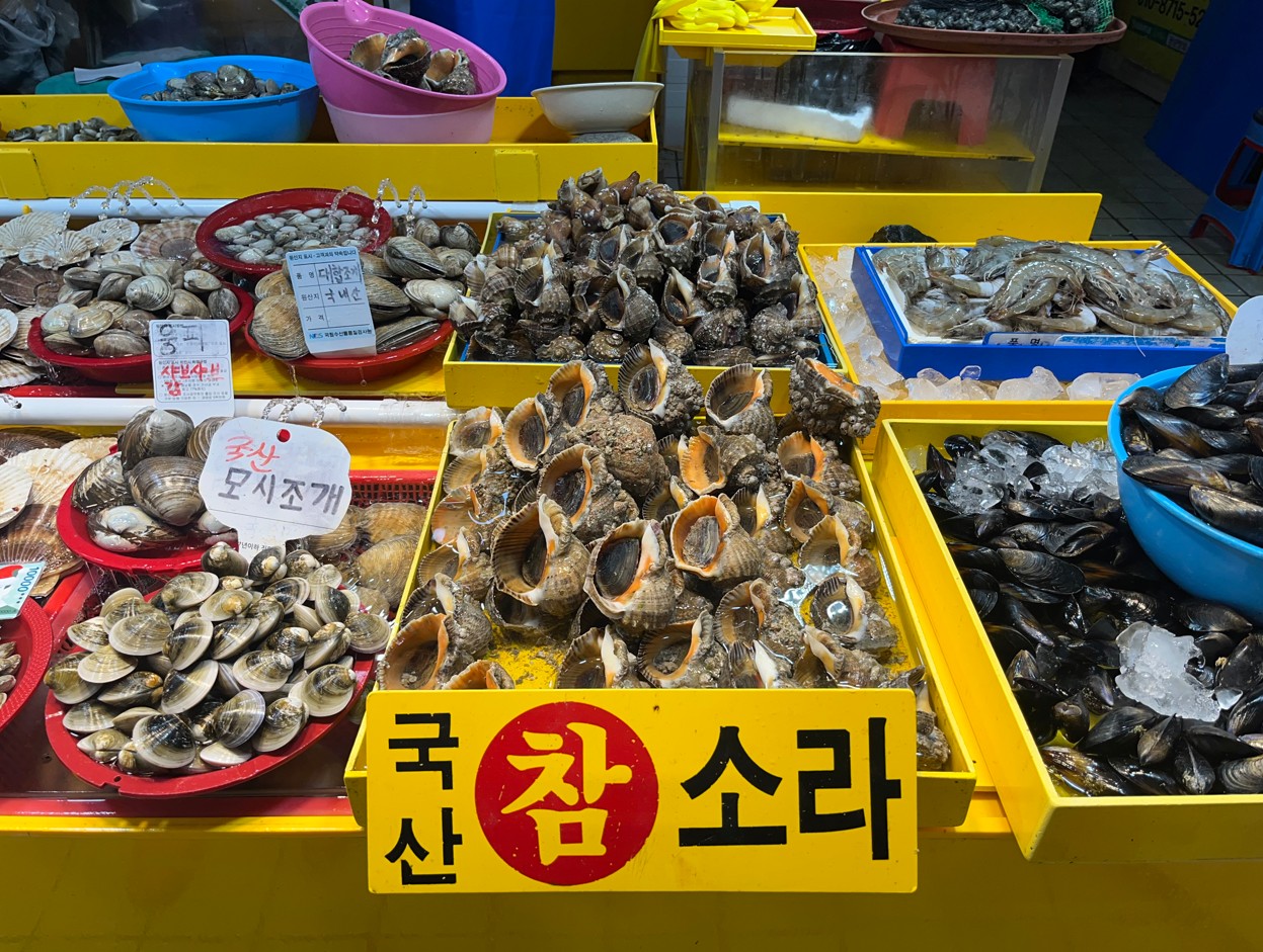 수산물 수거사진(진열상품)