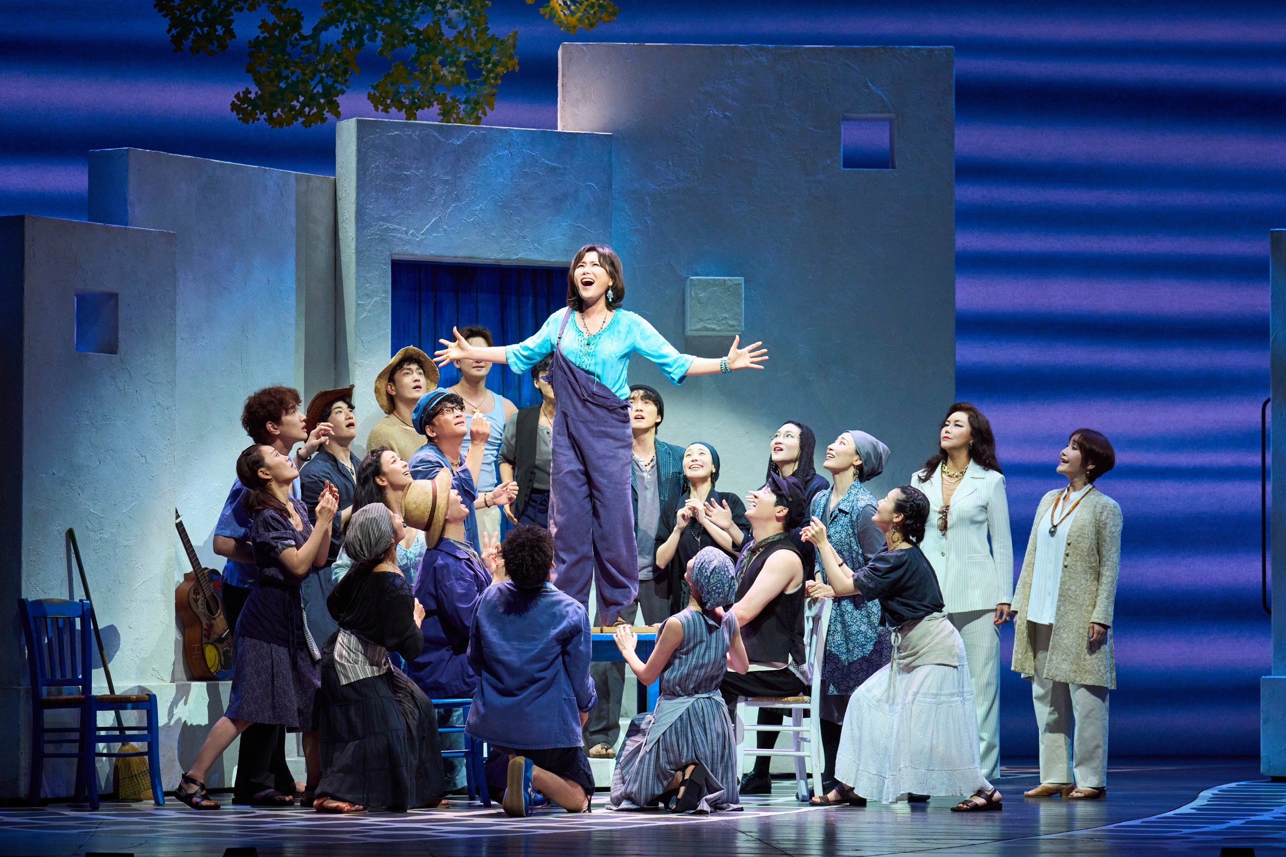 뮤지컬 맘마미아 공연 사진