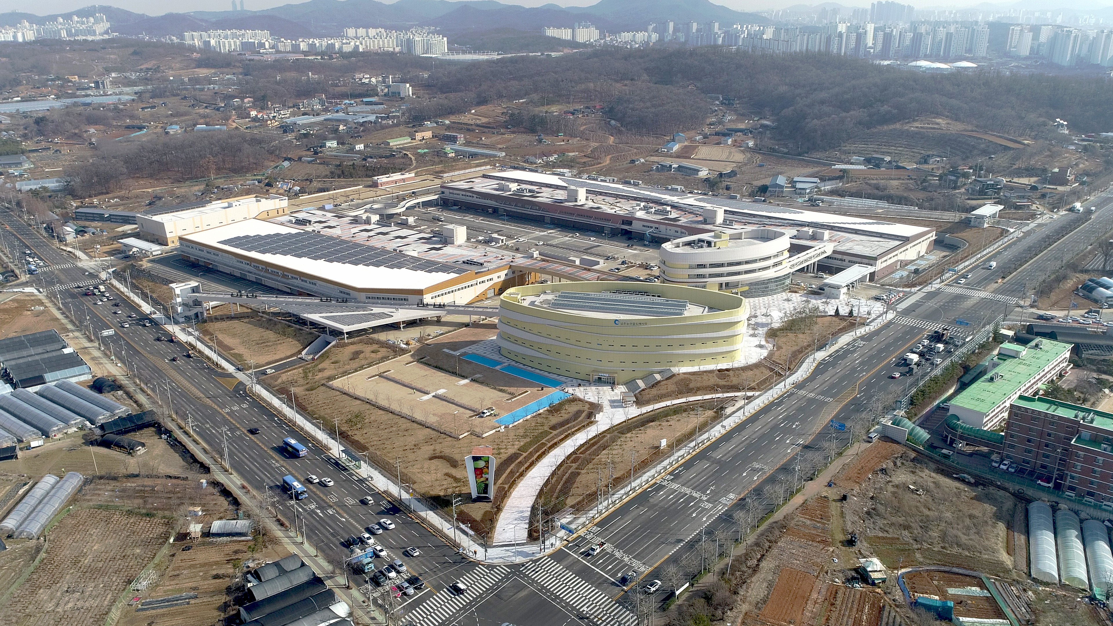 남촌농산물도매시장 전경