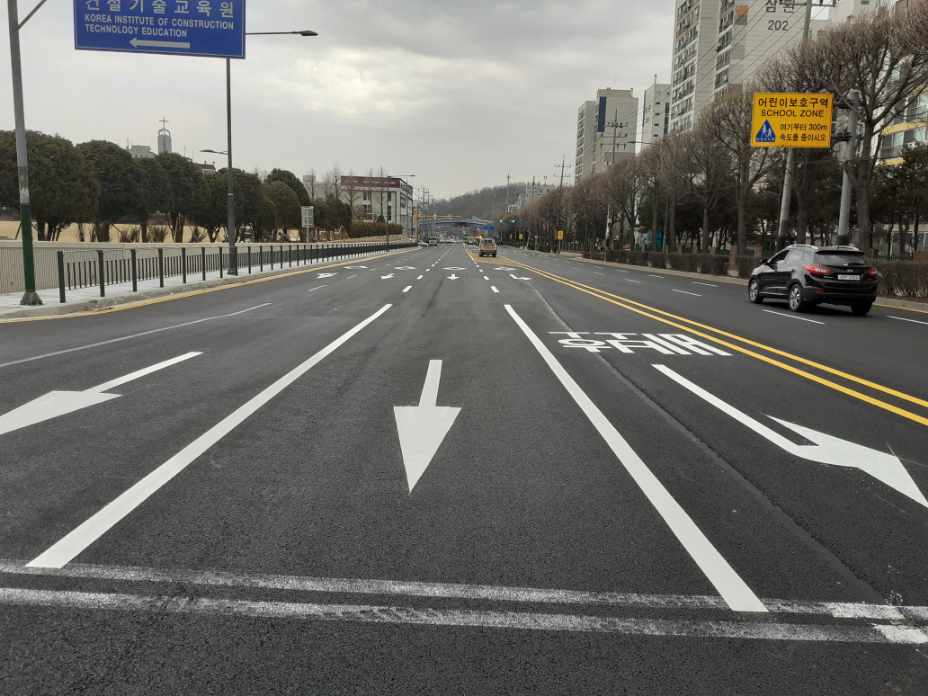 인천시, 건설기술교육원 앞 도로 확장해 만성 병목구간 교통체증 해소 관련 이미지