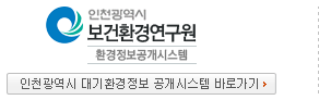 인천광역시 보건환경연구원 환경정보 공개 시스템, 인천광역시 대기환경정보 공개시스템 바로가기