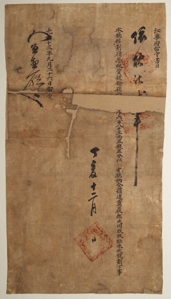 강화부유수서목