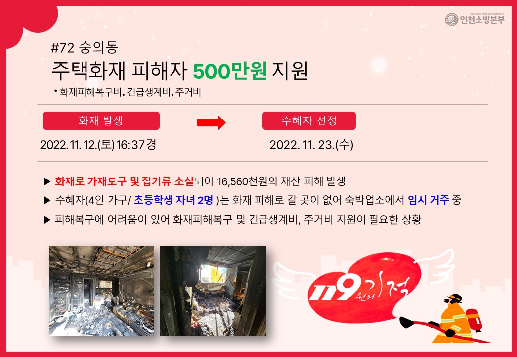 <72호> 숭의동 주택화재 피해자