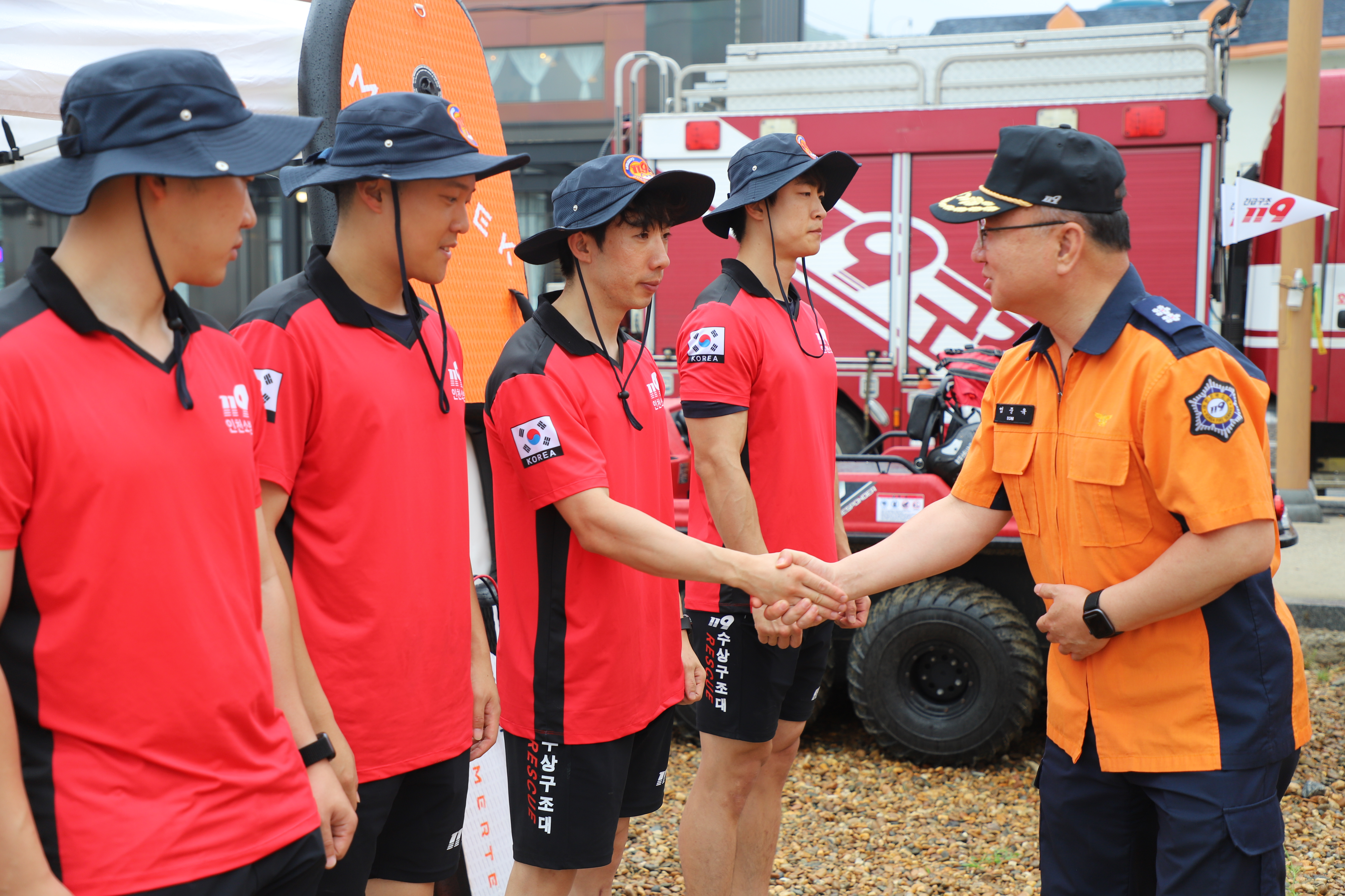 2023.7.13.(목) 수난사고 대비 119시민수상구조대 방문