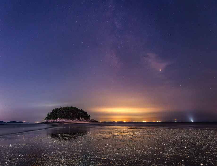 数星星的冬季岛屿, 迷人的赏星景点