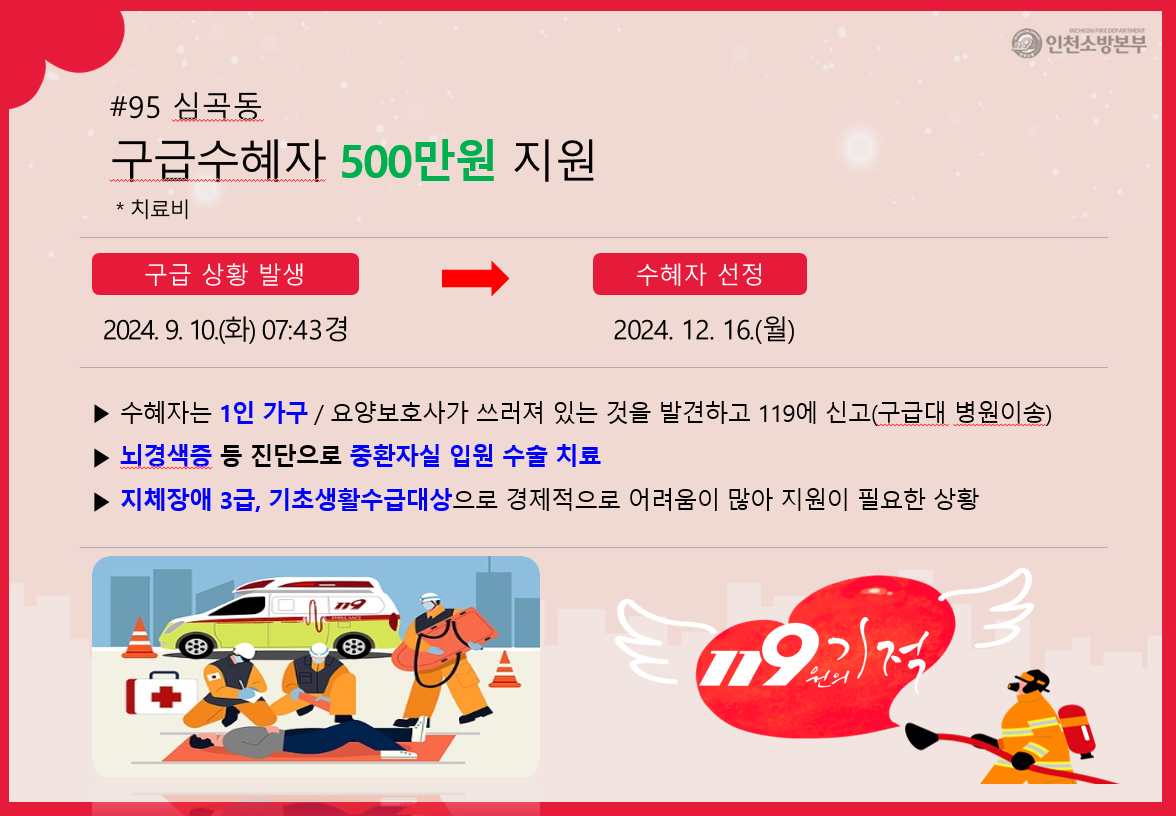 <95호> 심곡동 구급수혜자