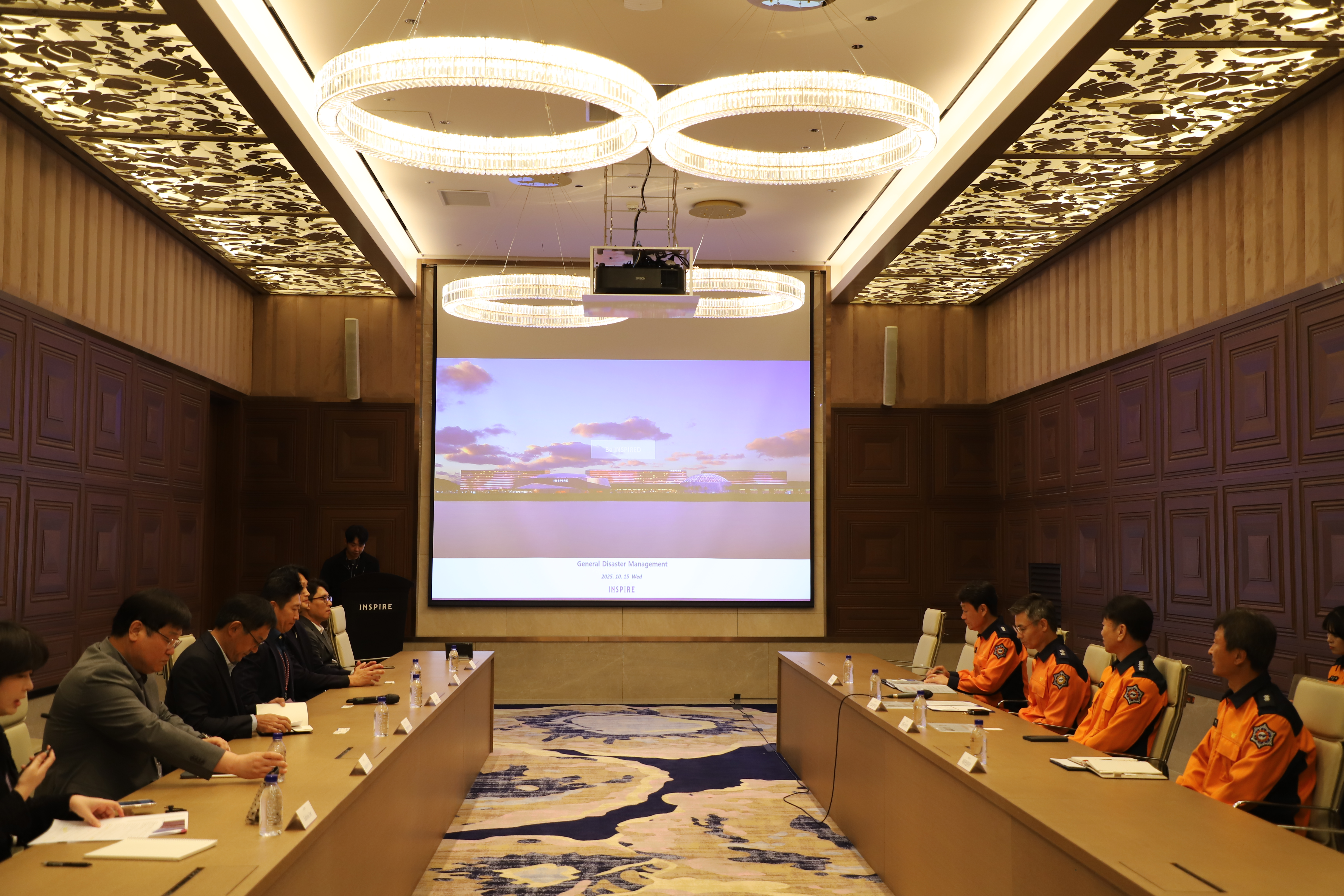 1015 APEC 회의장(인스파이어) 현장 점검