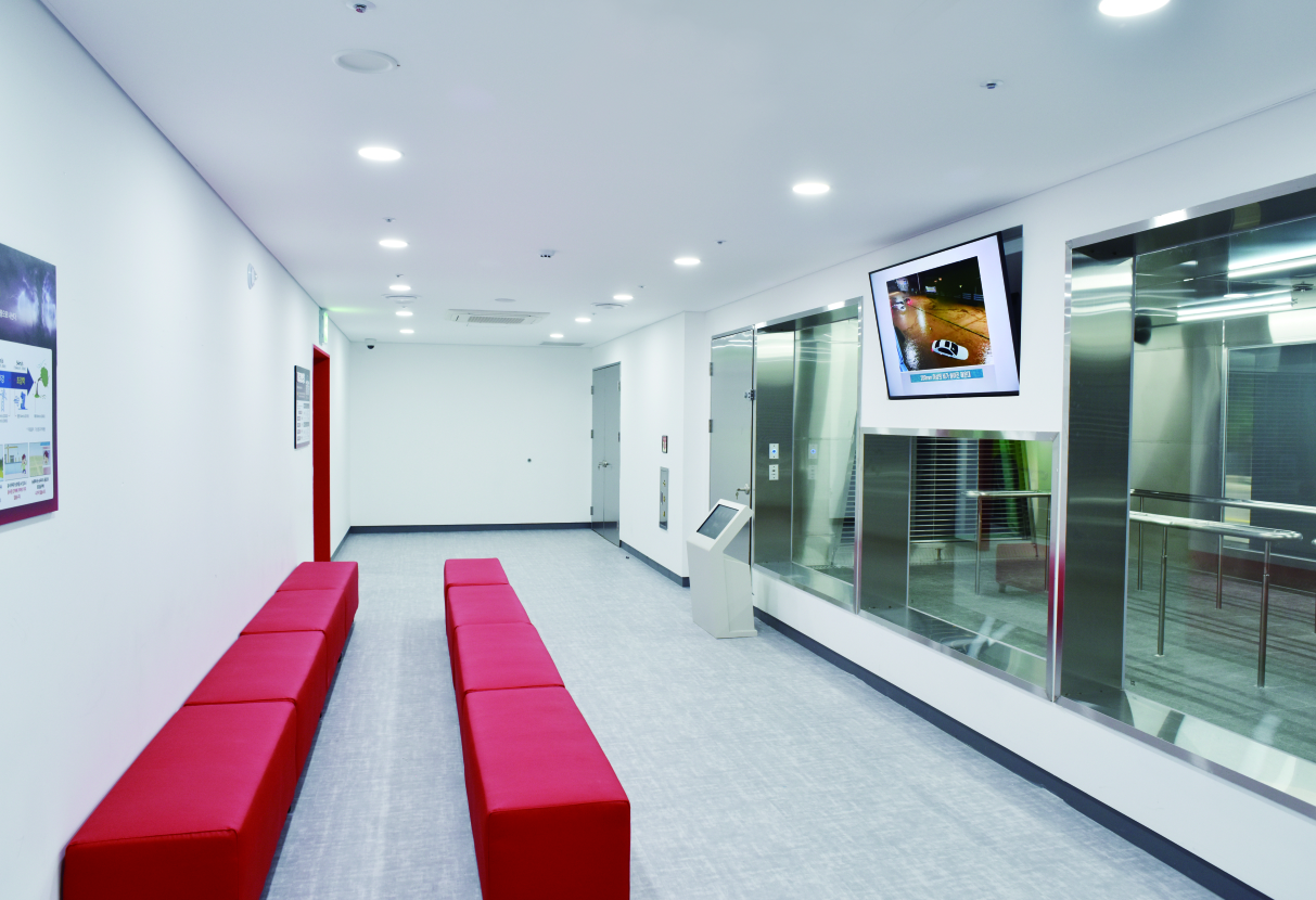 태풍호우 체험존 사진