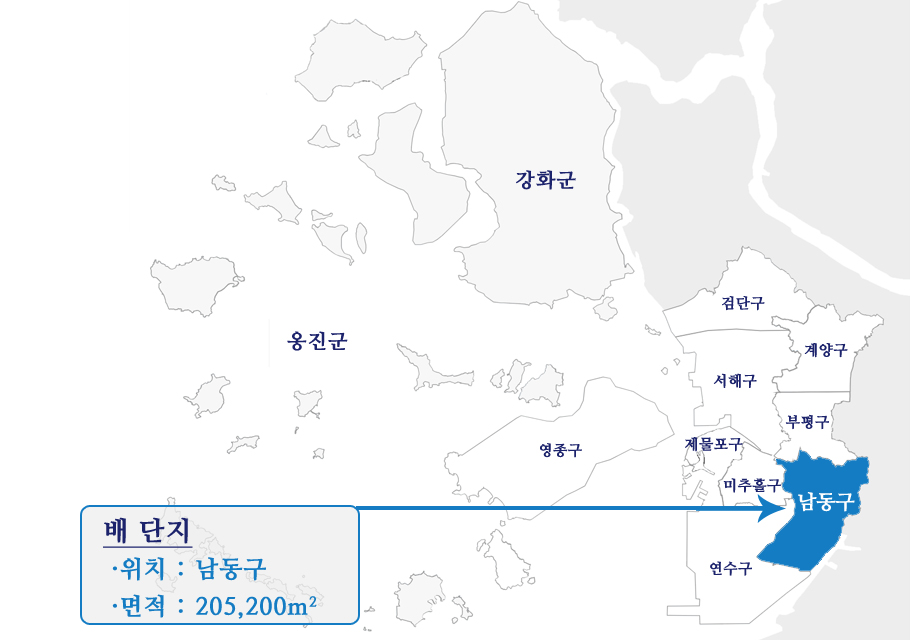 배(탑프루트)단지위치 지도
