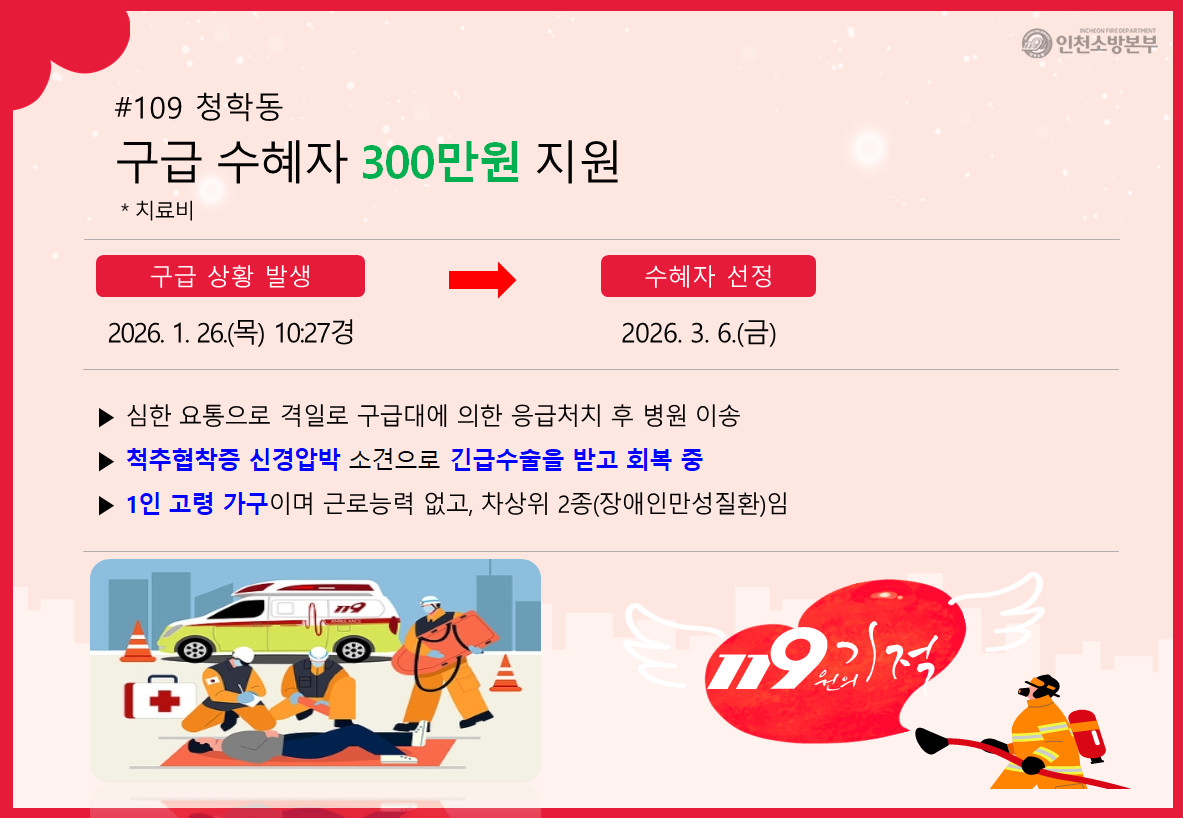 <109>청학동 구급수혜자