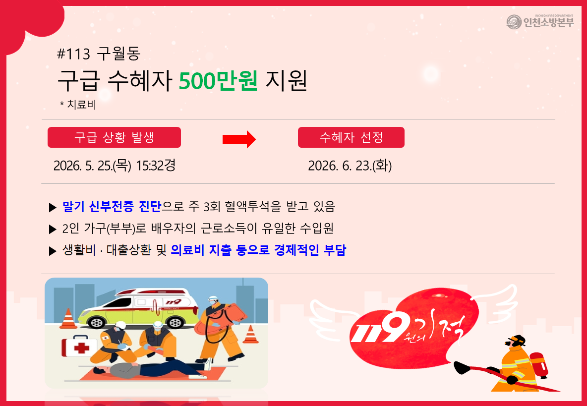 <113>구월동 구급수혜자