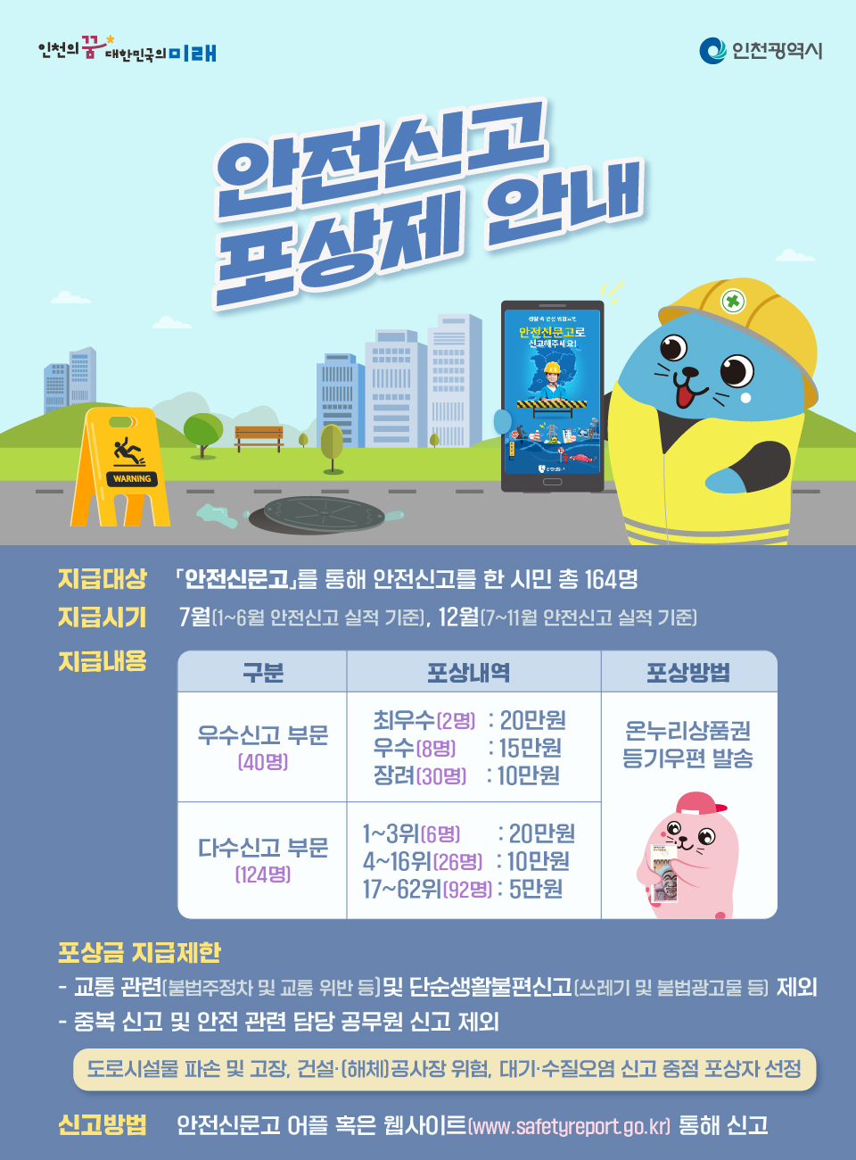 안전신고 포상제 안내!