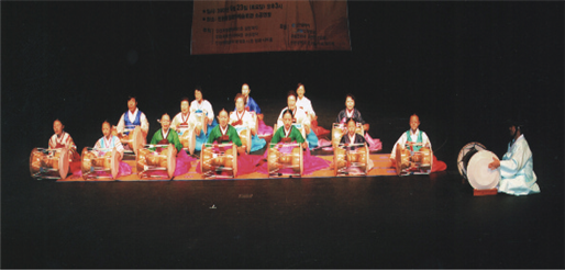 삼현육각 공연 모습 사진